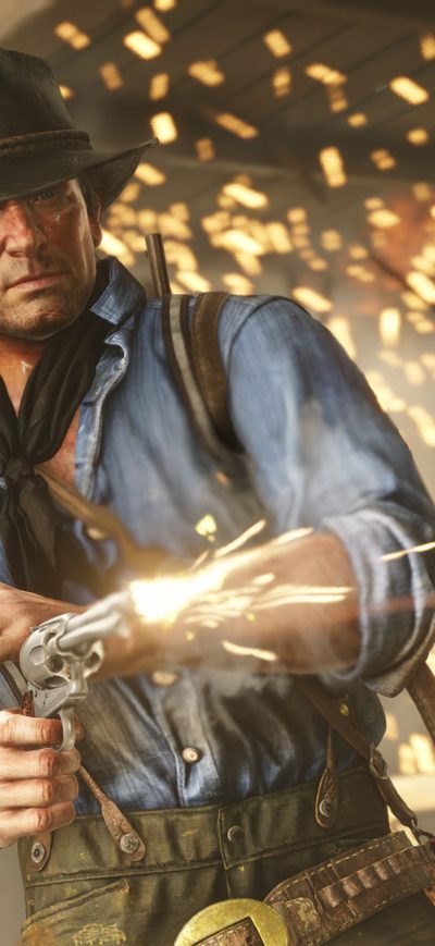 Fond d'écran iPhone Red Dead Redemption 2 Arthur Morgan