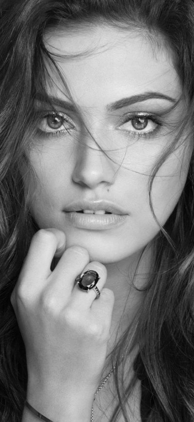 Fond d'écran iPhone Phoebe Tonkin Monochrome