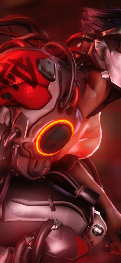 Fond d'écran iPhone Genji Overwatch Fanart 5k