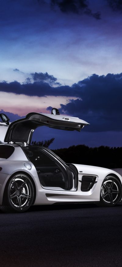 Fond d'écran iPhone Renntech Mercedes Benz Sls Black Series 4k
