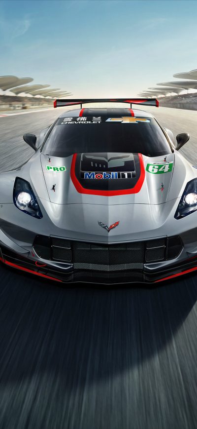 Fond d'écran iPhone Chevrolet Corvette C7R Redline 2018