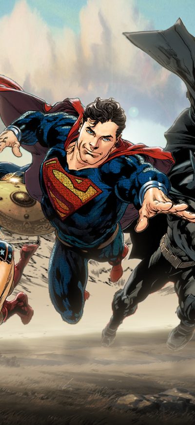 Fond d'écran iPhone Justice League Superheroes Art