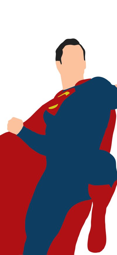 Fond d'écran iPhone Superman Justice League Minimalism