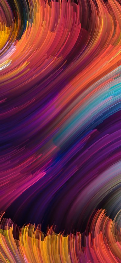 Fond d'écran iPhone Color Abstract Brackdrops Spiral 4k