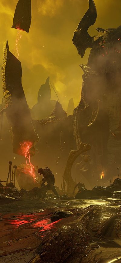 Fond d'écran iPhone Doom Game First Person Mode