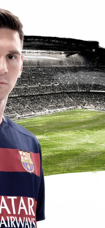 Fond d'écran iPhone Lionel Messi FC Barcelona