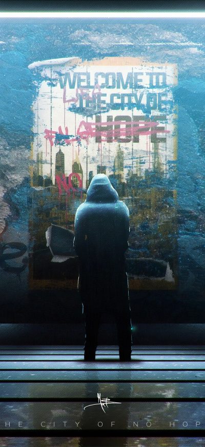 Fond d'écran City Of No Hope 4k sur iPhone