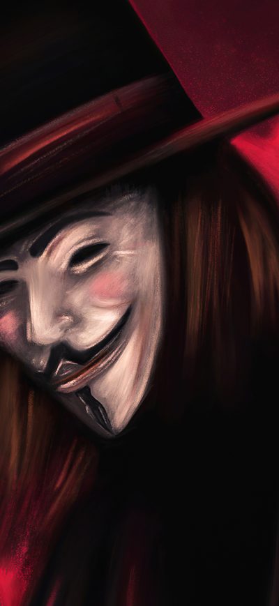 Fond d'écran iPhone Vendetta Anonymus 4k