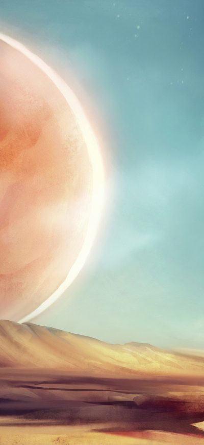 Fond d'écran iPhone Astronaut On Mars 4k