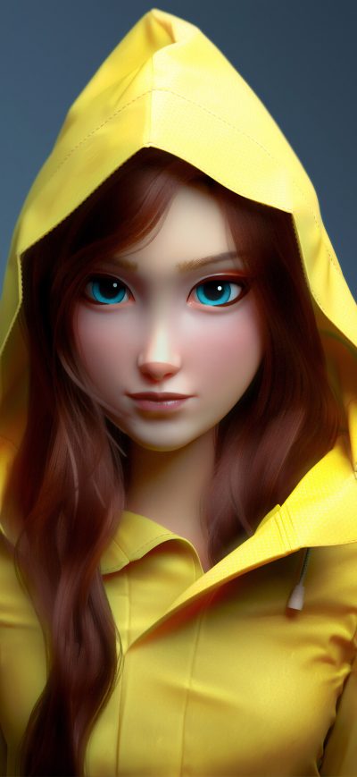 Fond d'écran 3d Cgi Girl Art sur iPhone