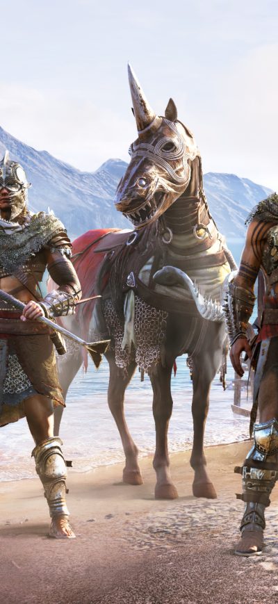 Fond d'écran iPhone Assassins Creed Odyssey 2019 Dlc