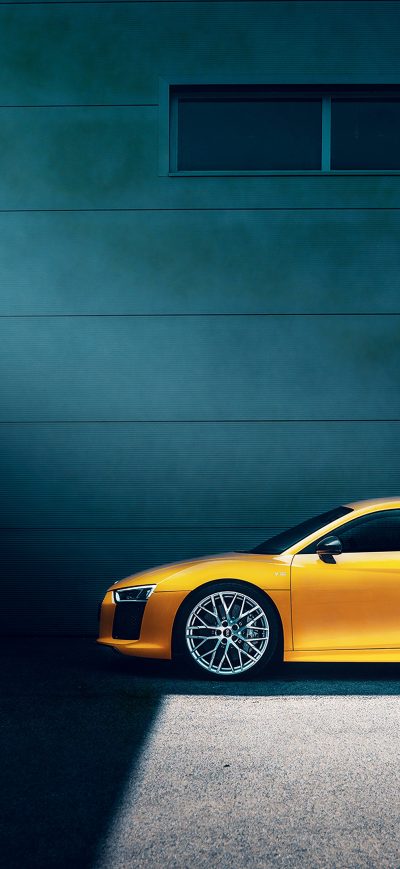 Fond d'écran iPhone Yellow Audi R8