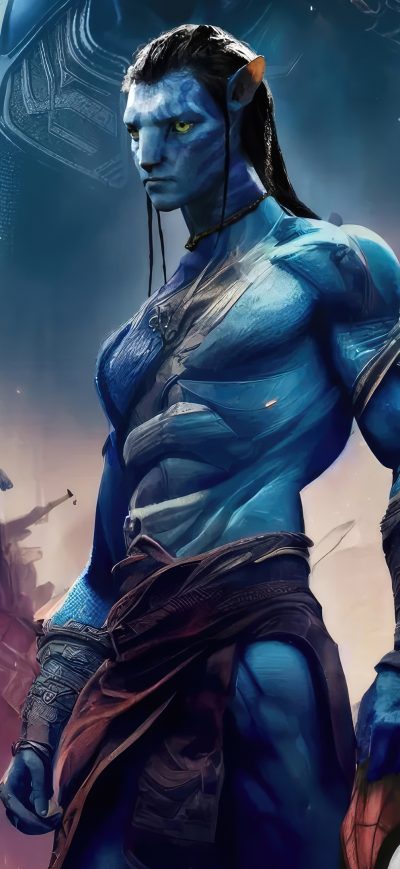 Fond d'écran iPhone Avatar The Way Of Water X Marvel