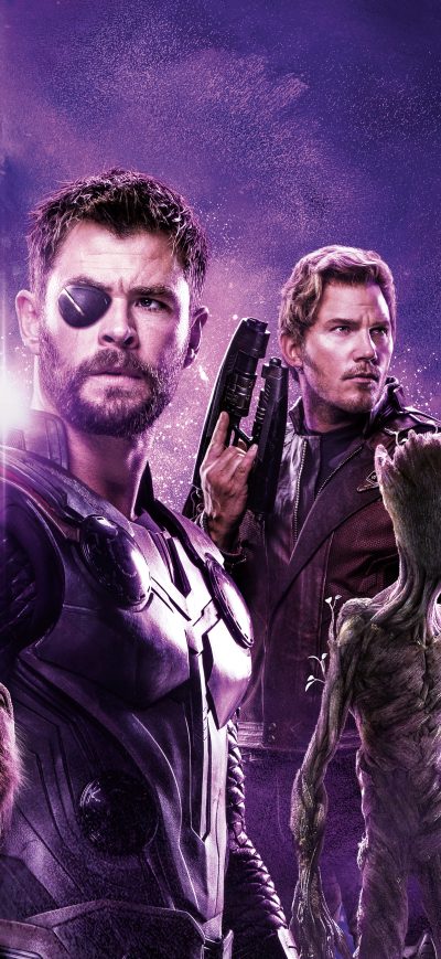 Fond d'écran iPhone Avengers Infinity War Power Stone Poster 8k