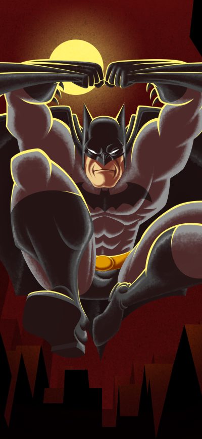 Fond d'écran iPhone Batman 5k Digital Artwork