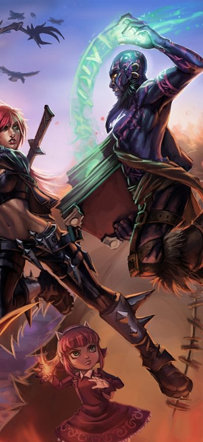 Fond d'écran iPhone League Of Legends Fantasy Artwork 8k