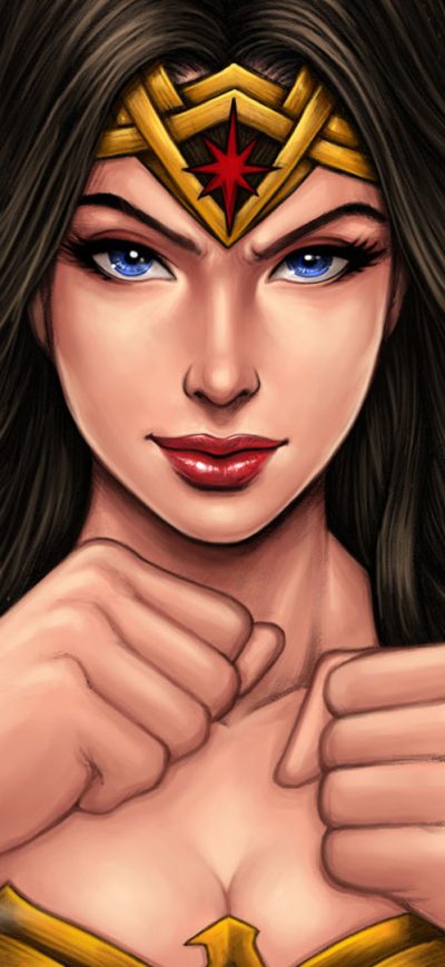 Fond d'écran iPhone Art Wonder Woman New