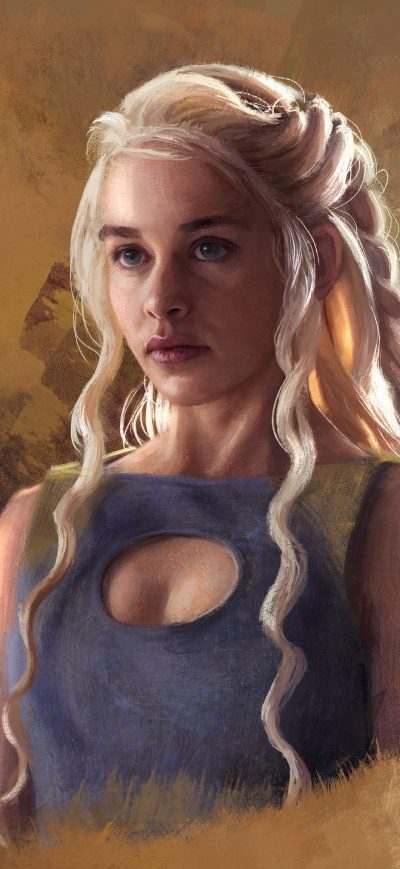 Fond d'écran iPhone Game Of Thrones Daenerys Targaryen Painting Art