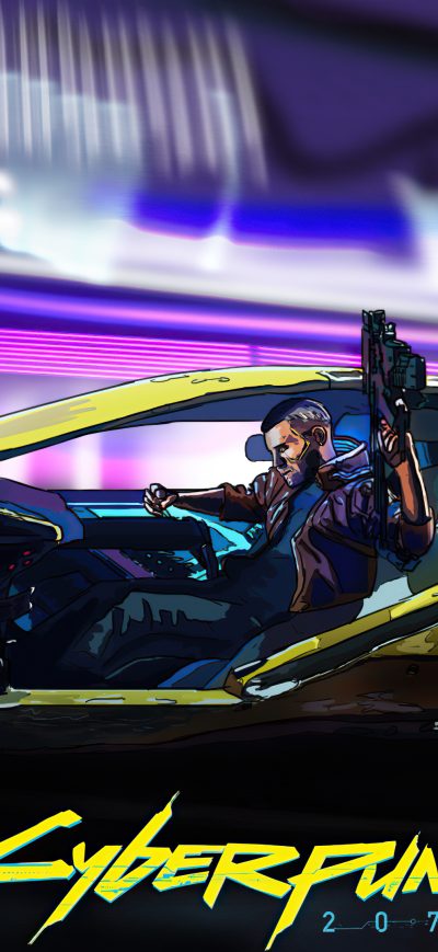 Fond d'écran iPhone V Cyberpunk 2077 4k Game