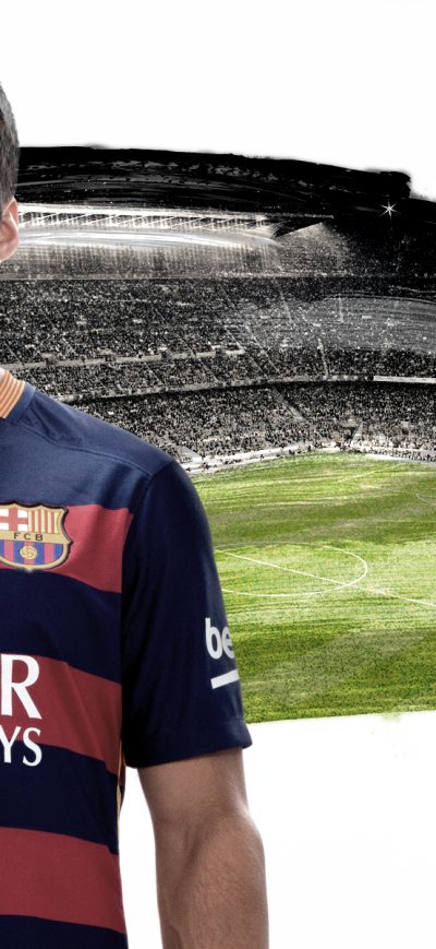 Fond d'écran iPhone Luis Suarez FC Barcelona