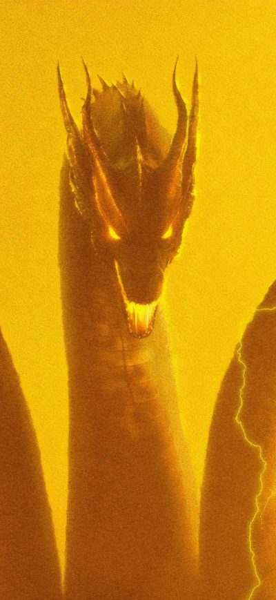 Fond d'écran iPhone Ghidorah Godzilla King Of The Monsters 5k