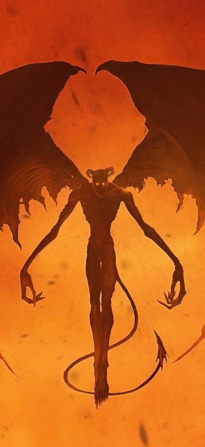 Fond d'écran iPhone Dark World The Lord Of Devils