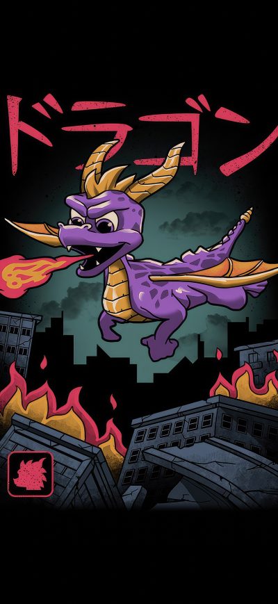 Fond d'écran iPhone Spyro Dragon 4k