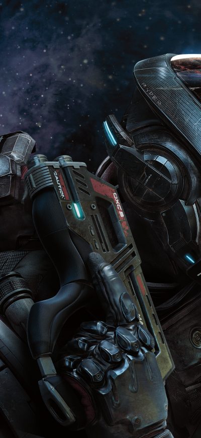 Fond d'écran iPhone Mass Effect Andromeda Ultra 4k