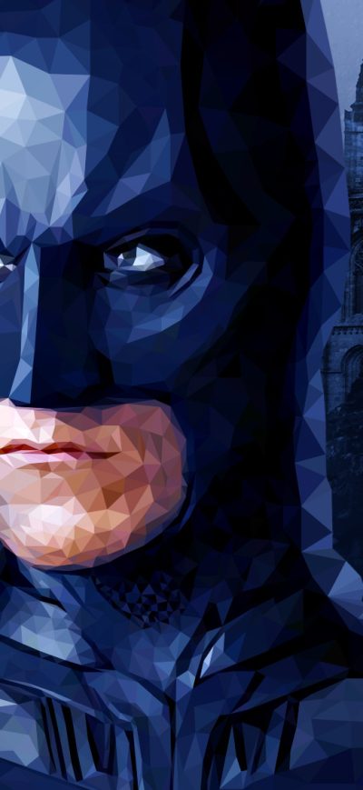 Fond d'écran iPhone Batman Low Poly Illustration
