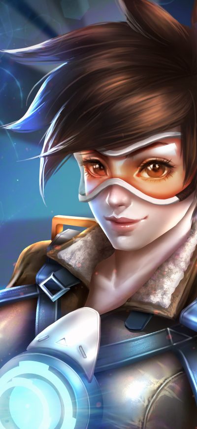 Fond d'écran iPhone Tracer Overwatch Game Art