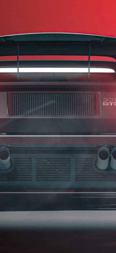 Fond d'écran iPhone Ferrari 308 GTS Rear 5k