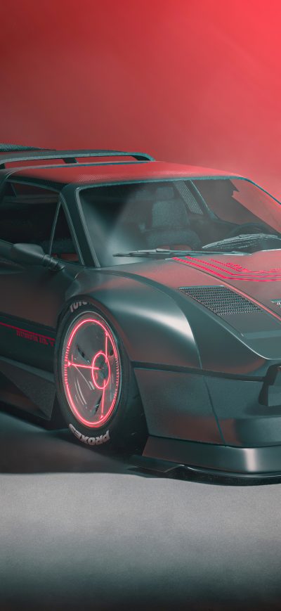 Fond d'écran iPhone Ferrari 308 GTS The Reaper