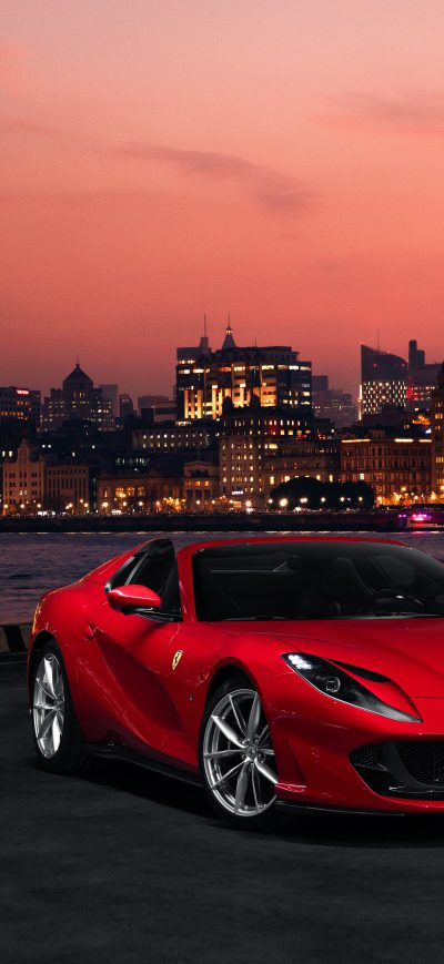 Fond d'écran iPhone 2021 Ferrari 812 GTS