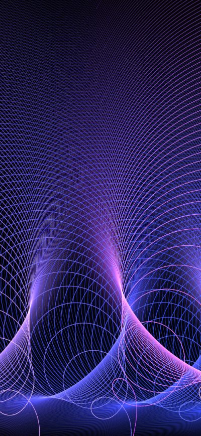 Fond d'écran iPhone Acoustic Waves Abstract Purple Artistic
