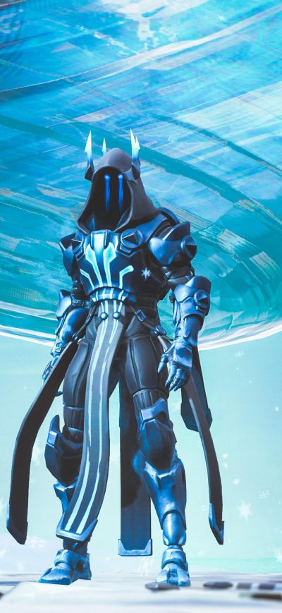 Fond d'écran iPhone Fortnite Winter Is Herre 4k