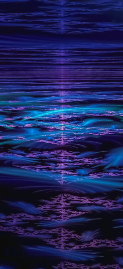 Fond d'écran iPhone Sunrise Fractal Digital Art