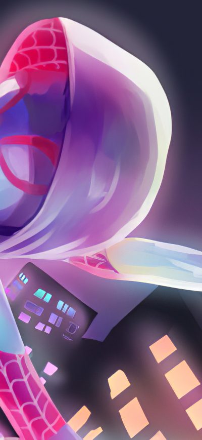 Fond d'écran iPhone Spider Gwen Digital Arts