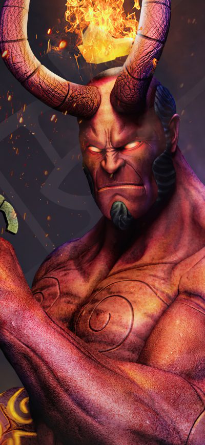 Fond d'écran iPhone Hellboy Gun 2020