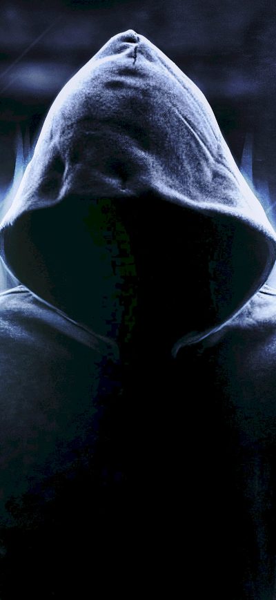 Fond d'écran iPhone Hoodie Anonymus Guy 5k