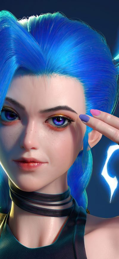 Fond d'écran iPhone Jinx Fanart