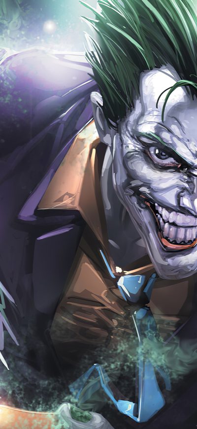 Fond d'écran Joker Evil Laugh 4k sur iPhone