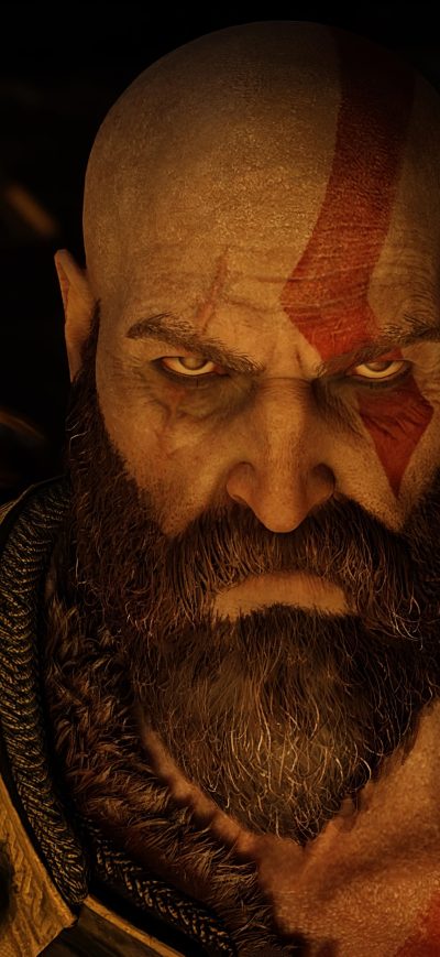 Fond d'écran iPhone Kratos Angry Eyes God Of War 4