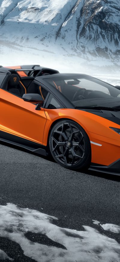 Fond d'écran iPhone 2023 Novitec Lamborghini Aventador LP 780 4 Ultimae Roadster 10k