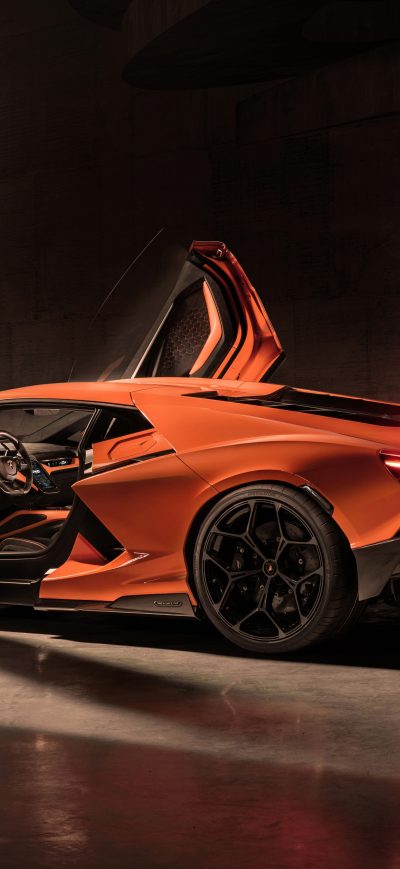Fond d'écran iPhone Lamborghini Revuelto Windows Open 2023