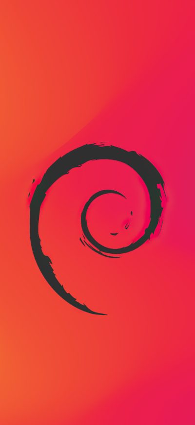 Fond d'écran iPhone Debian Linux 4k