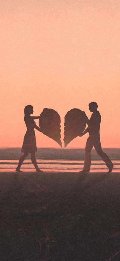 Fond d'écran iPhone Broken Love 4k