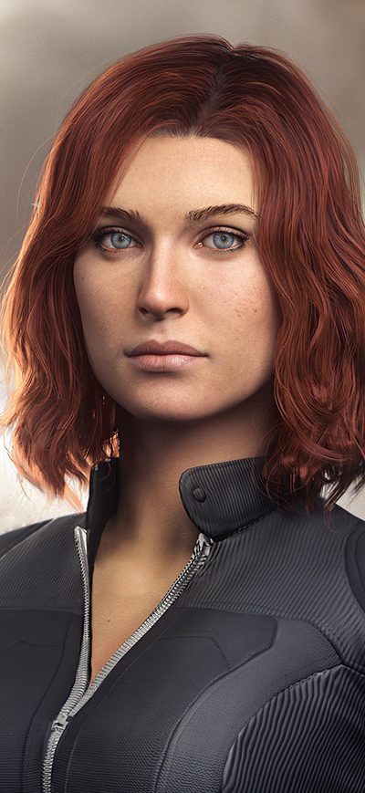Fond d'écran iPhone Marvels Avengers Black Widow 4k