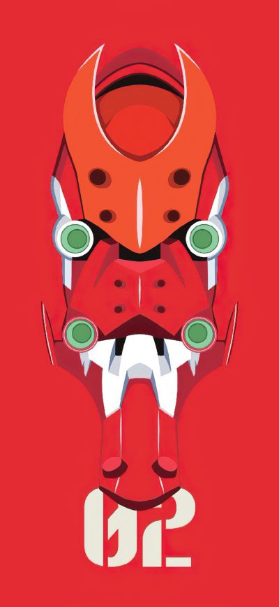 Fond d'écran iPhone Neon Genesis Evangelion Initial Machine 02