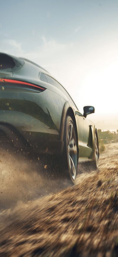 Fond d'écran Porsche Taycan Cross Tourismo 5k sur iPhone