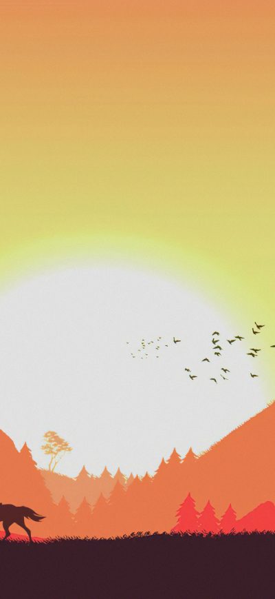 Fond d'écran iPhone Red Dead Redemption Minimal 4k